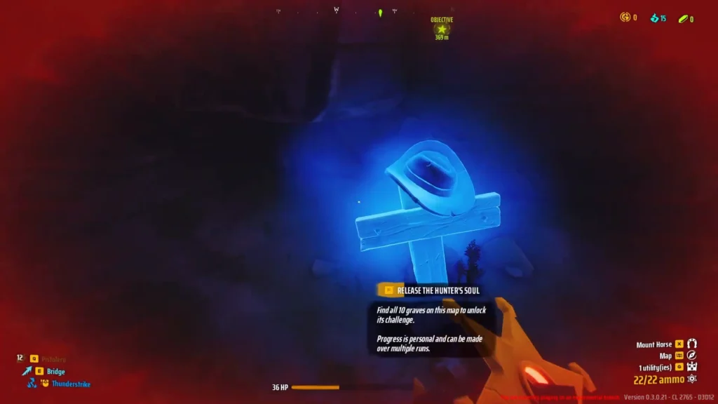Grave 4 location shown in the game world