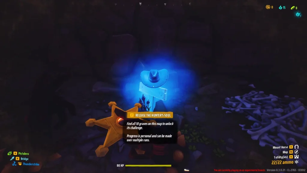 Grave 5 location shown in the game world