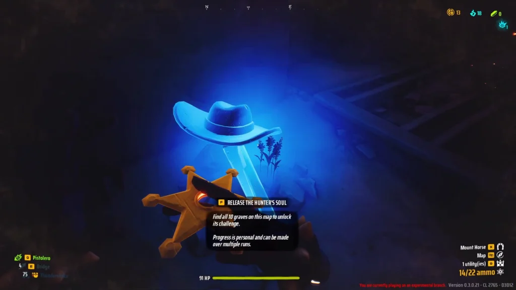 Grave 10 location shown in the game world