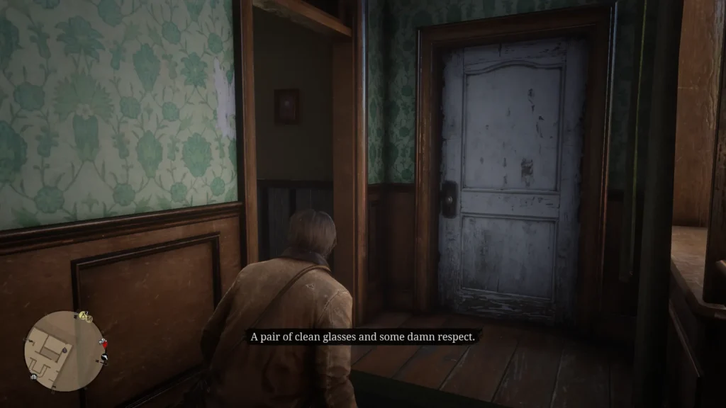 Rhodes Saloon back room location for finding Jack's thimble