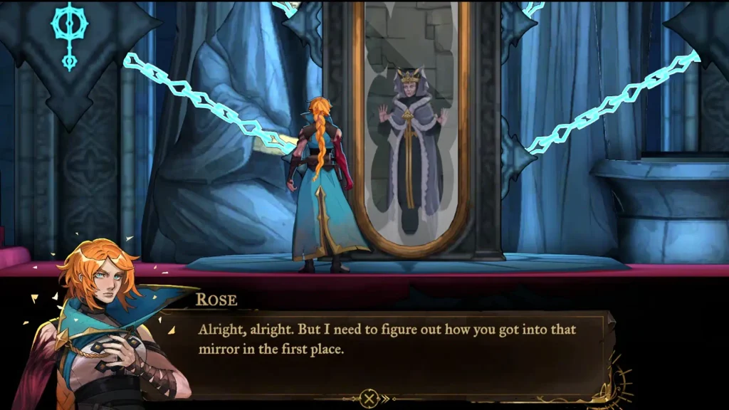 Rose talking to Eleanor