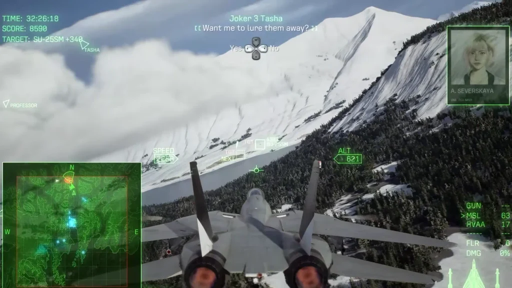 SU-25SM is being attacked
