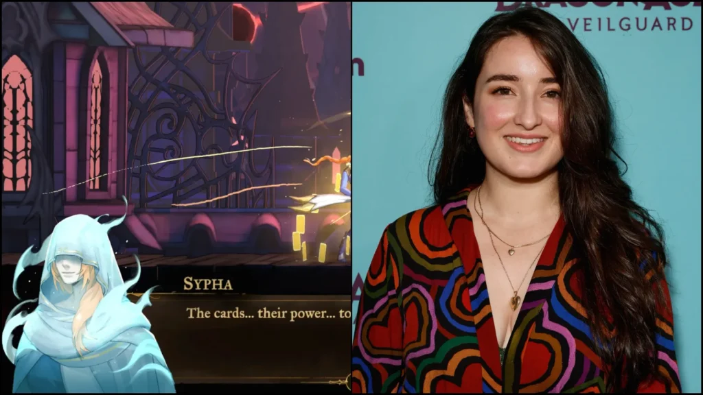 Sypha Belnades in Castlevania Belmont's Curse, voiced by Alejandra Reynoso