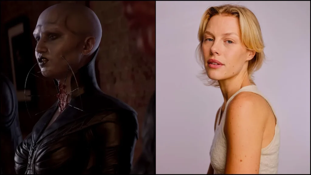 The Fallen Cenobite, voiced by Hannah van der Westhuysen in Hellraiser Revival