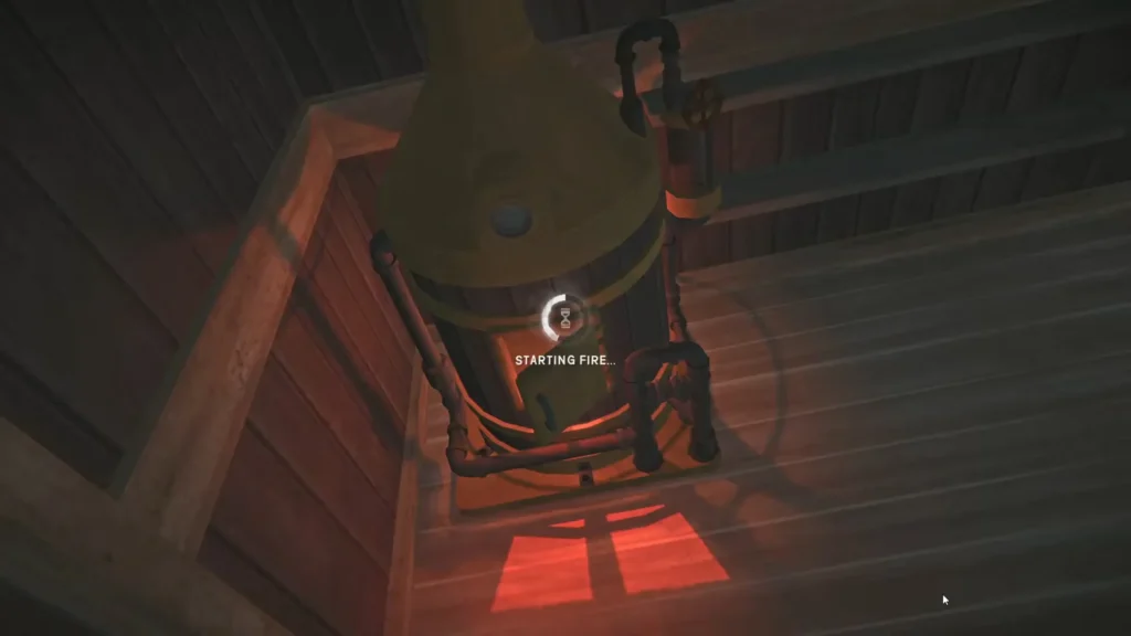 The Long Dark Iron Road Light the boats boiler