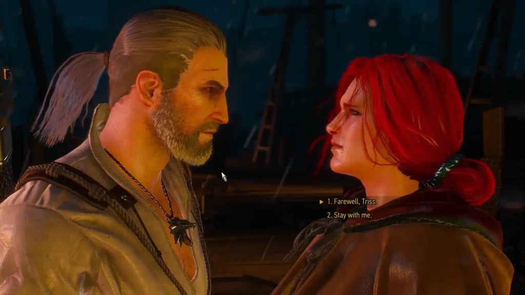 The Witcher 3 Triss lockin for the romance