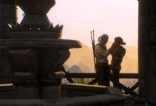 The Witcher 3 Triss Romance Geralt and Triss kiss at the ending