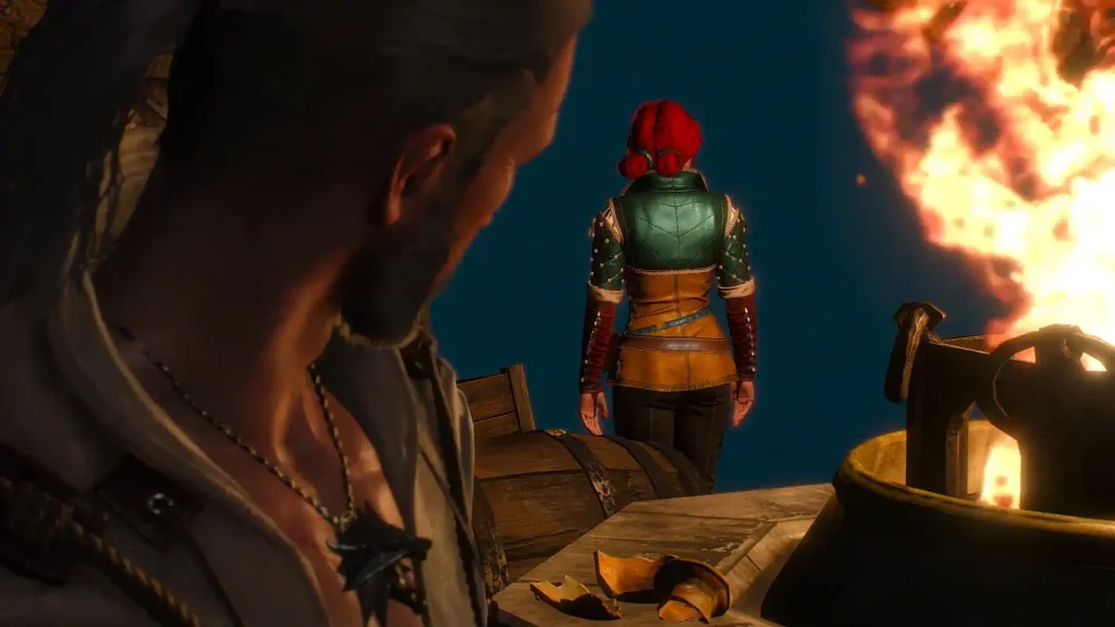 Triss lighthouse scene