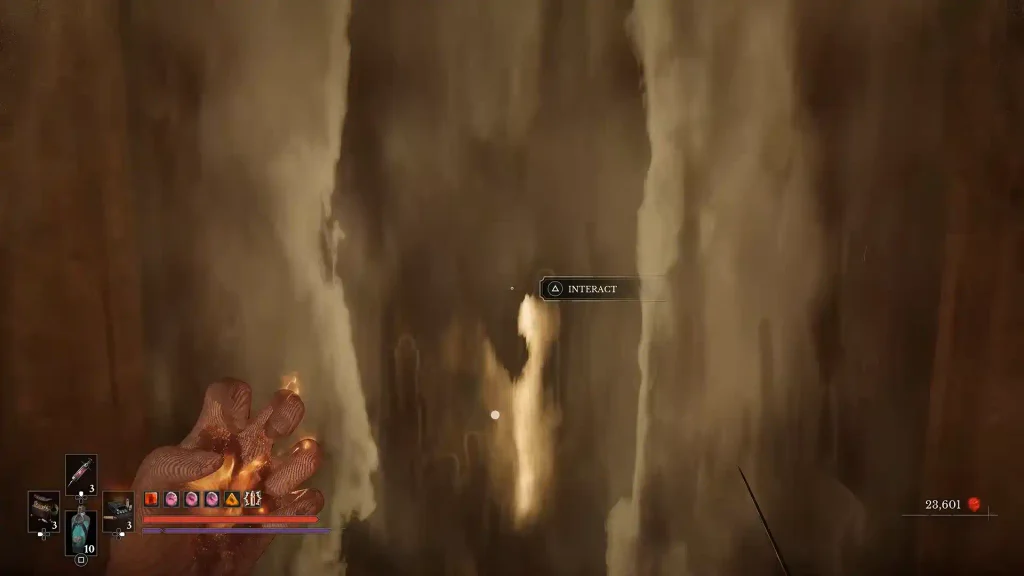 Interact with the portal to go to Entropy, where you fight Valor Mortis Entity