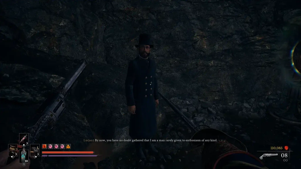 Lucjan from Valor Mortis asks William how he feels