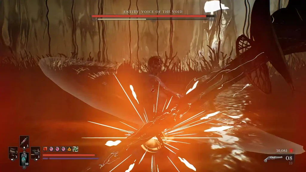 Valor Mortis blocking Entity light attack