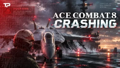 ace combat 8 crashing