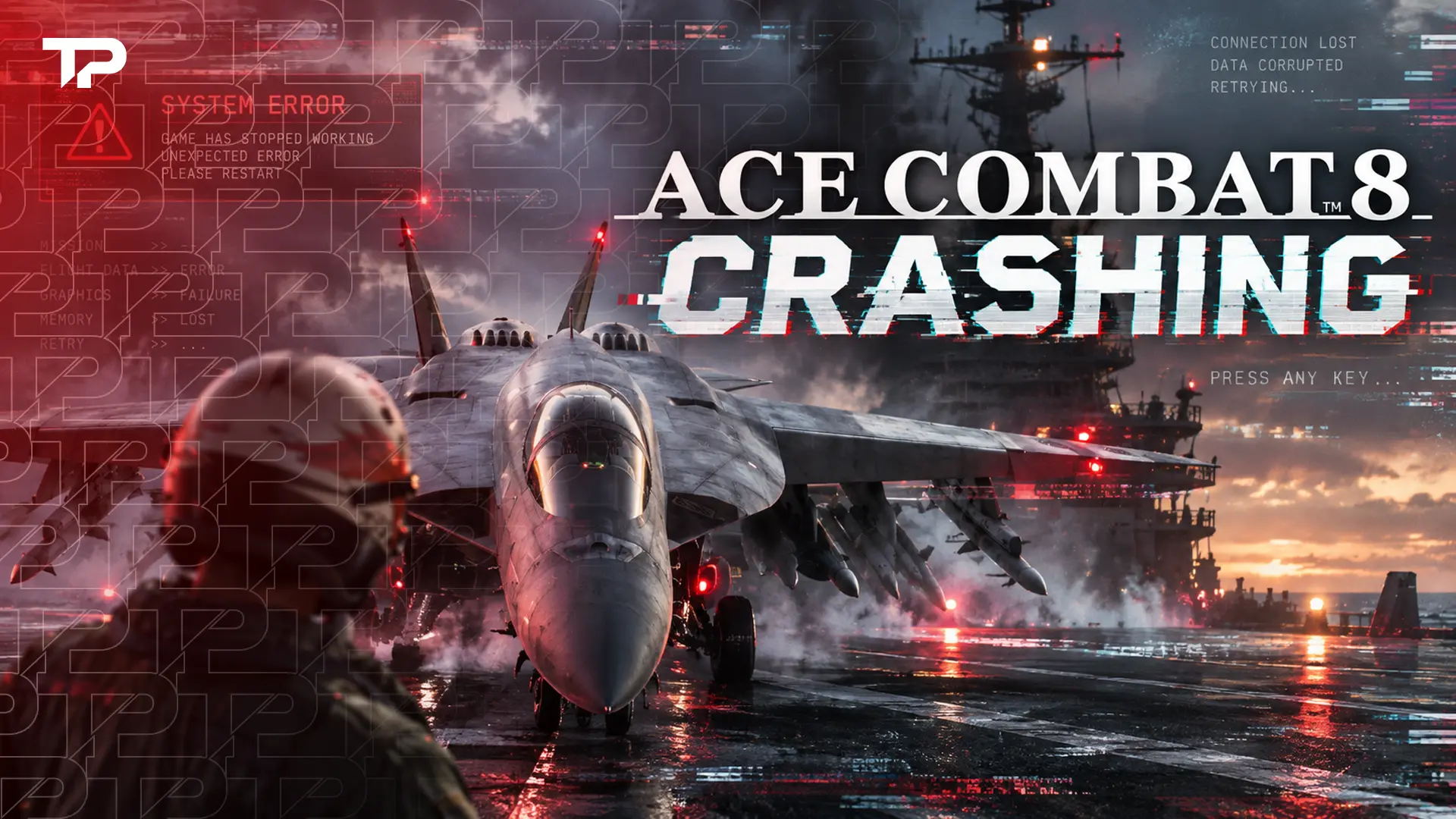 ace combat 8 crashing