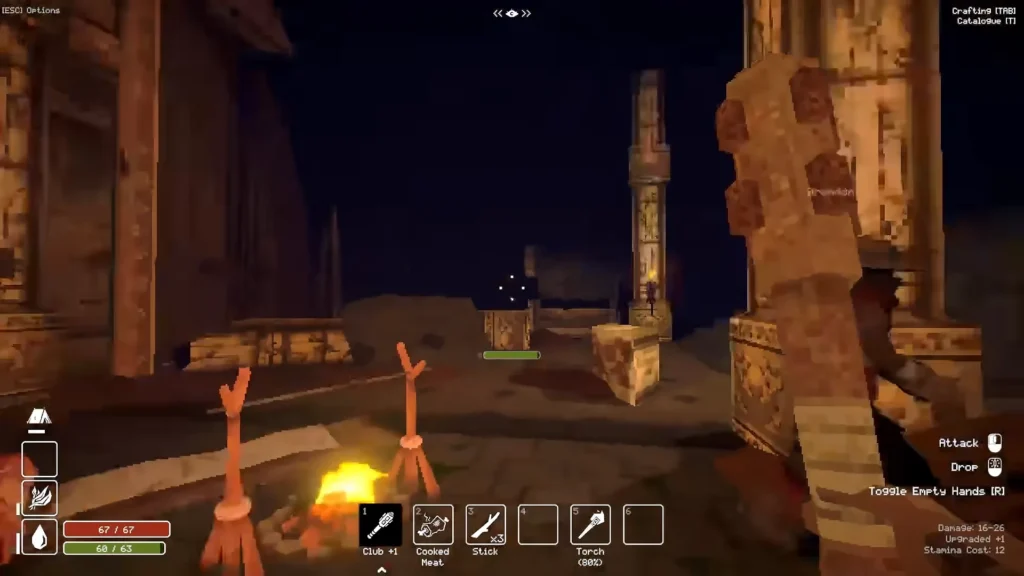 main camp of Deep dish dungeon