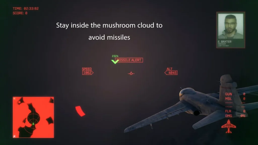 mushroom cloud to avoid missiles mission 14