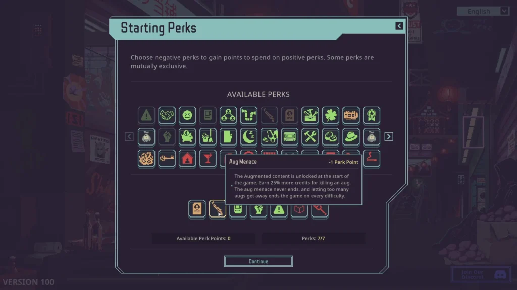 probably stolen aug menace starting perk