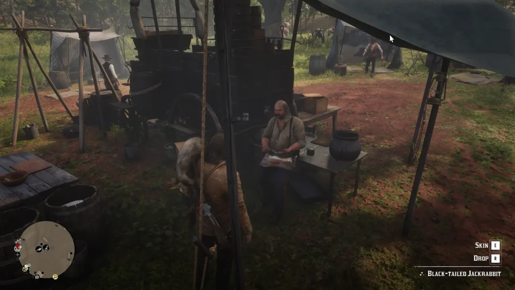 Donating the rabbit to Pearson to unlock the denim Scout Jacket.
