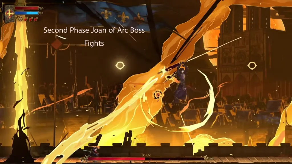 second phase of Joan of Arc boss fight